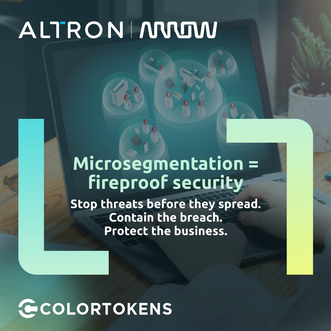 One breach can spread like wildfire. 
ColorTokens’ microsegmentation acts like fireproof doors for your network, attackers can’t move freely if they get in. Ideal for healthcare, finance, &amp; retail. Contact us today: eu1.hubs.ly/H0nsw1g0 
#Cybersecurity #ColorTokens