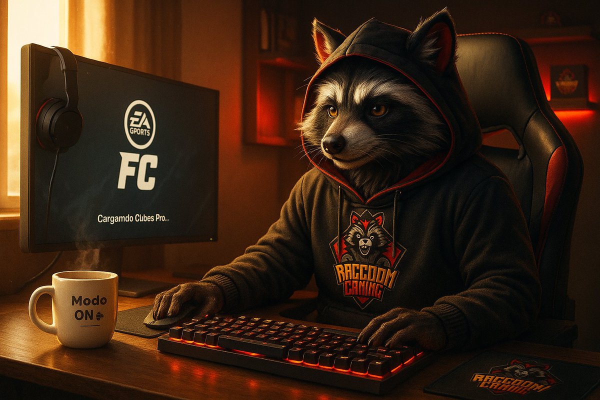 El café ya está listo ☕
Y los servidores también. 🎮
Buenos dias desde la madriguera.
#RaccoonGaming #BuenosDíasGamers #ClubesPro