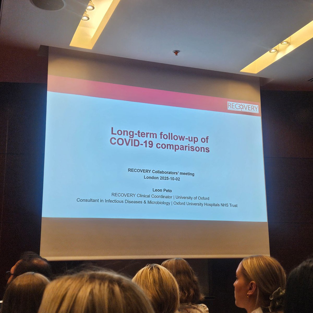 QEHResearch's tweet photo. Last week @Beverleymcclel3 and the team went to London for the Recovery Trial update and to get prepared for the upcoming winter period. #recoverytrial #pandemic #covid #flu https://t.co/z181xWNvNQ