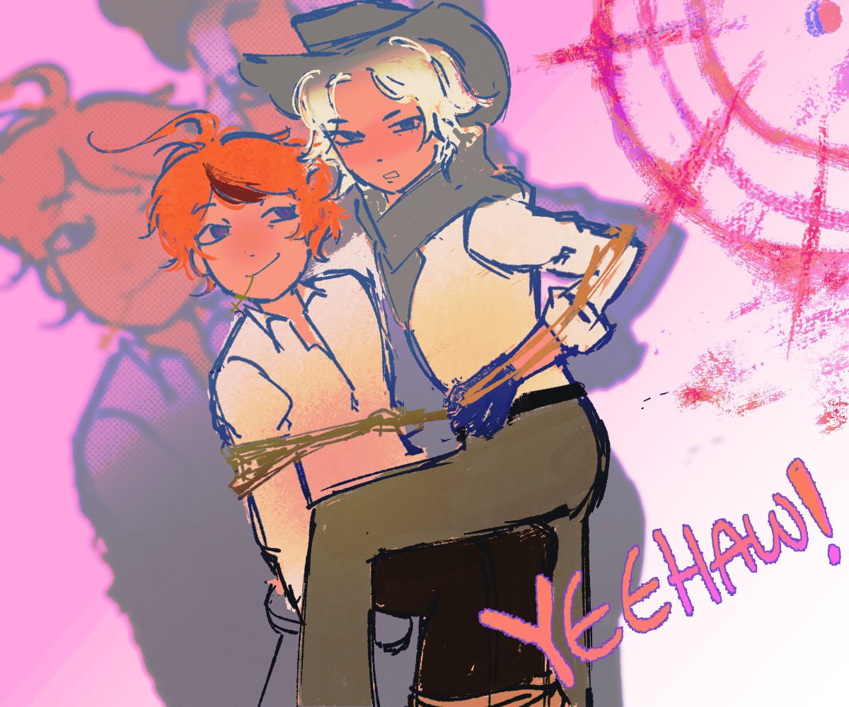 zarzqrr's tweet image. save a horse, ride a cowboy.. 🤠 #eitaku