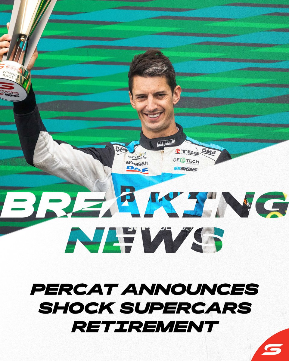 supercars's tweet photo. All the best in retirement, @NickPercat 👏

#RepcoSC #Supercars https://t.co/3wK3c0Agwd