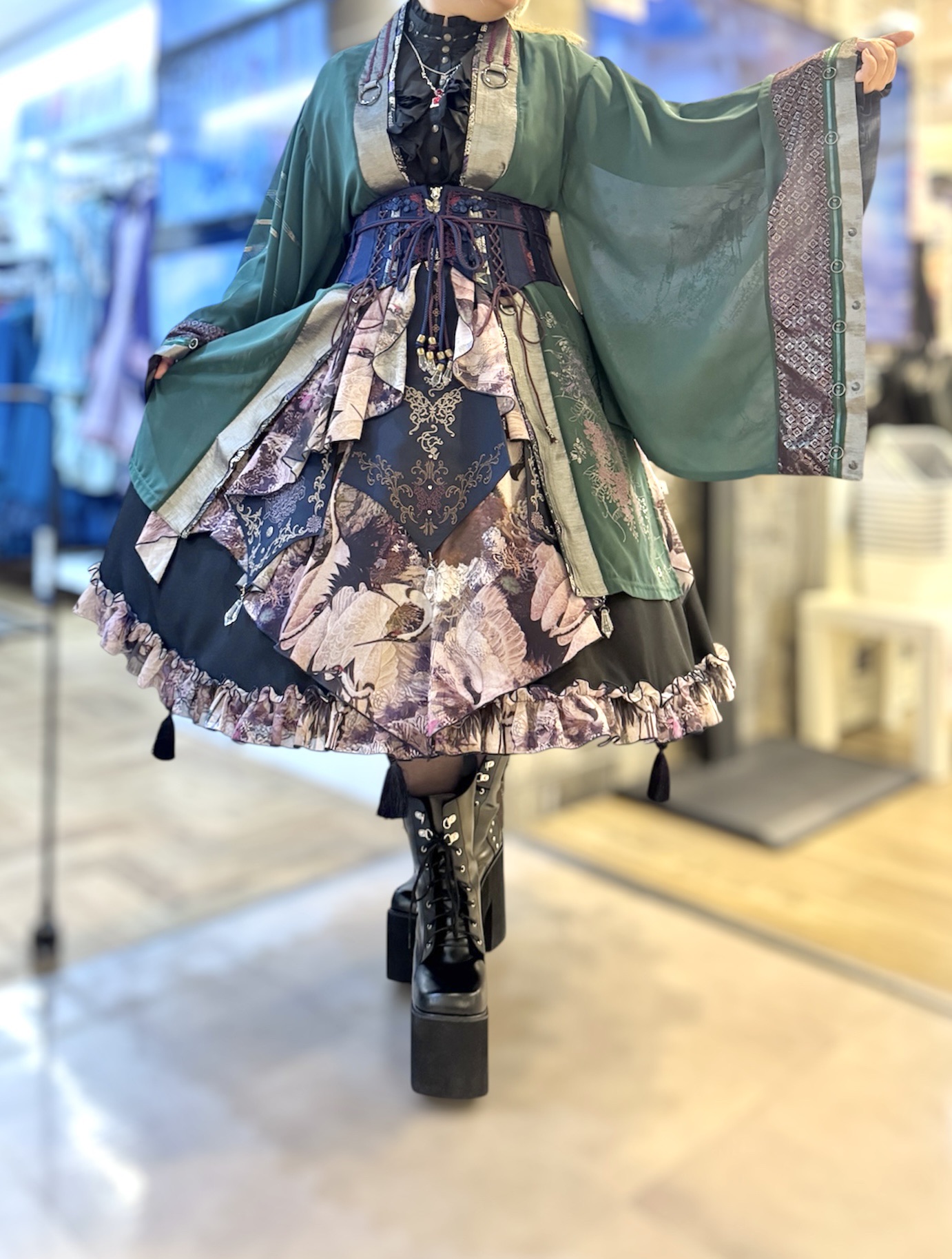 OZZ ONESTE 振袖 和風ワンピース OZZ ONESTE 振袖 和風ワンピース