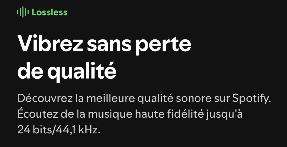 💫 Le Lossless est ENFIN disponible sur <a href="/spotifyfrance/">Spotify France</a>