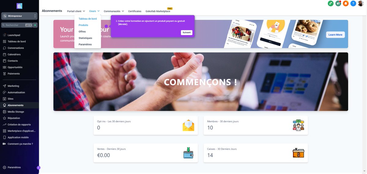 z à créer votre site maintenant : https://🔑 Offrez un accès privilégié à votre savoir-faire avec BEntrepreneur !

Créez une expérience “réservée aux membres” et fidélisez vos abonnés avec du contenu exclusif, tout en générant de