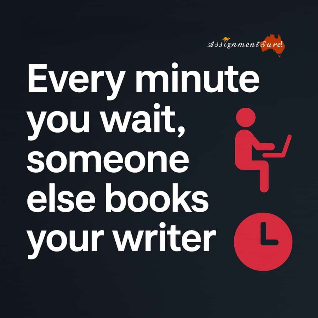 AssignmentSure's tweet image. ⏰ Every minute you wait… someone else books your writer.
⚡ Don’t risk missing your slot — act fast with #AssignmentSure.
#AssignmentHelp #DeadlineSupport #StudentLife #FOMO