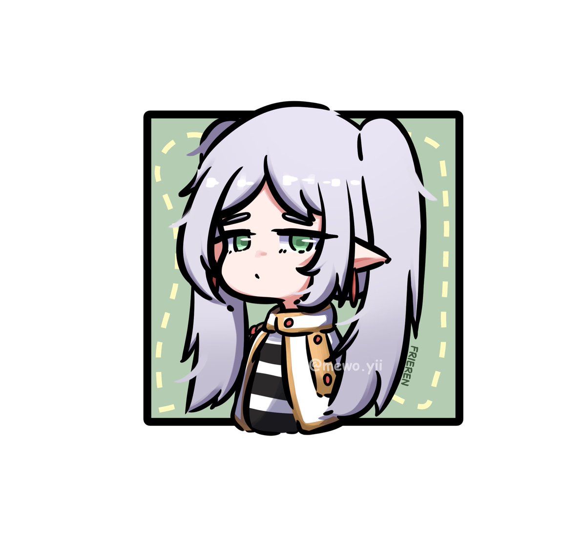 mewo_yii's tweet image. Frieren sticker

#frieren #art #artmoots #ArtistOnTwitter #artist #drawing #sticker #chibi #chibiart #fanart