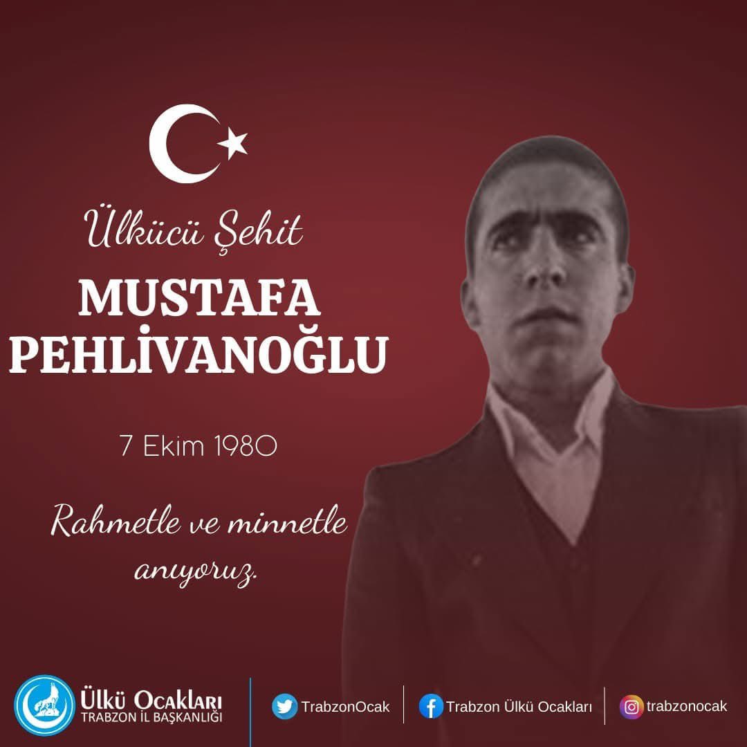 "Mustafalar ölür, Allah davası ölmez!”

Ruhun şad olsun!

#ŞehitMustafaPehlivanoğlu