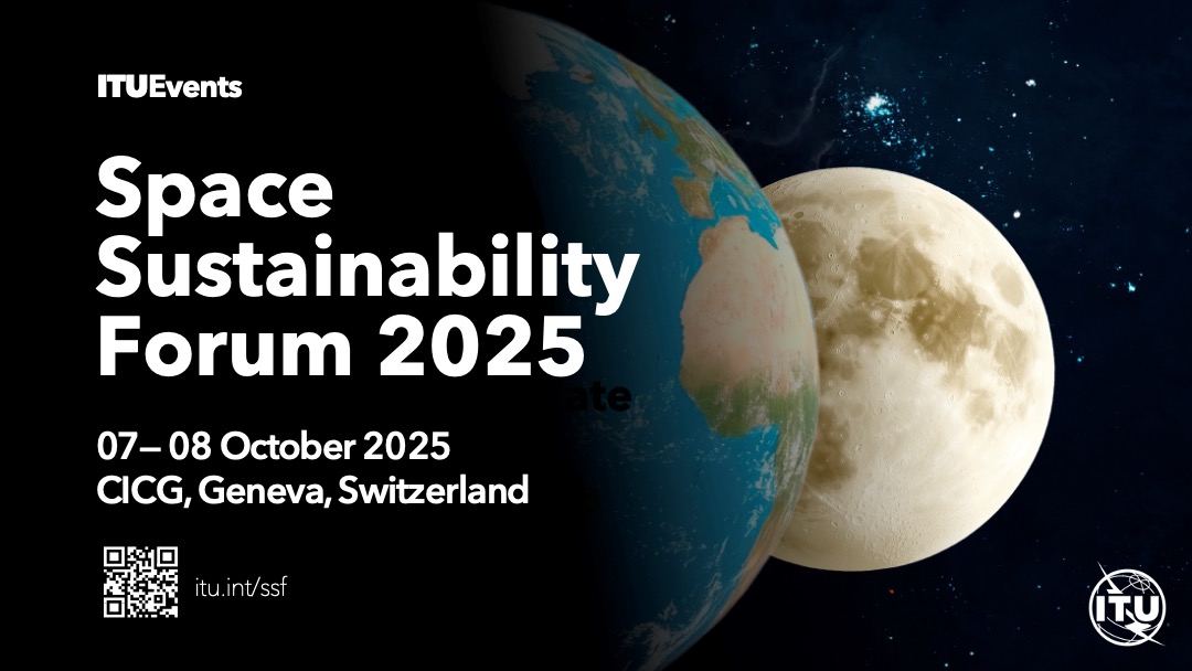 ITU's tweet photo. 🔴 Take your seats for the @ITU Space Sustainability Forum! Streaming live https://t.co/g3HWkEYWPF
#ITUSSF #WorldSpaceWeek https://t.co/JtEstvYhBM