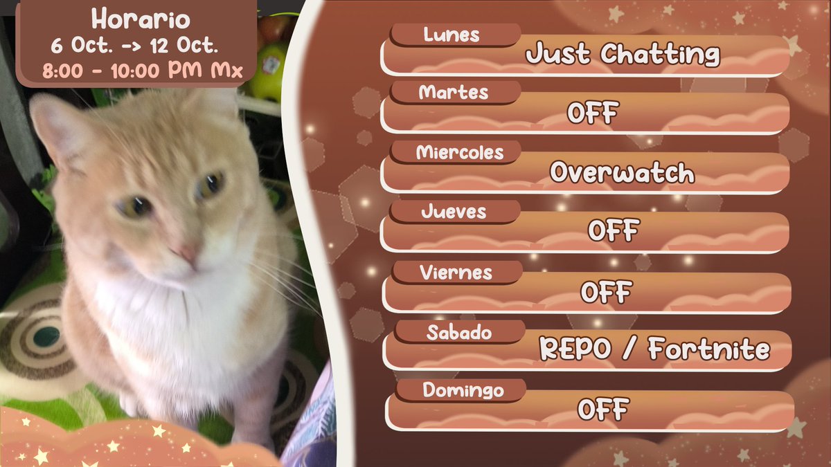 NekoshikoHan's tweet photo. ¡Saludos, tripulación de los observadores estelares! 🌌✨ El horario semanal de nuestro viaje está disponible—¿qué aventuras embarcaremos? ¡Planémonos juntos! 🚀🌟 https://t.co/Ey9LPoHBOo #TwitchLIVE #StreamWithUs https://t.co/nanYivnmyu