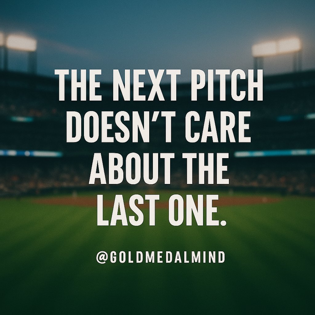 goldmedalmind's tweet image. Champions don&apos;t let the past bleed into the present.

#TheChampionsMind 🏆 #Reset
