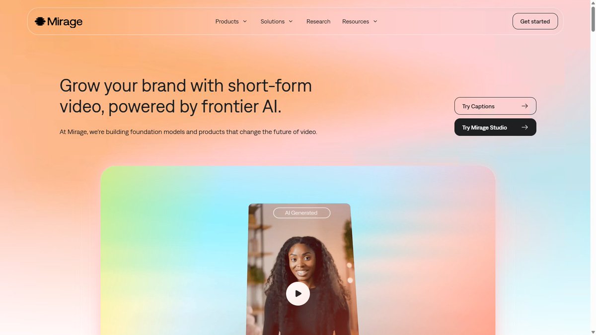 automate_tweak's tweet image. Create stunning videos in no time with #Mirage! 🎥 Just type your ideas and watch as AI brings them to life—no filming or editing skills needed. Get ready to elevate your creativity! #ContentCreation automateandtweak.com/tool/mirage/
