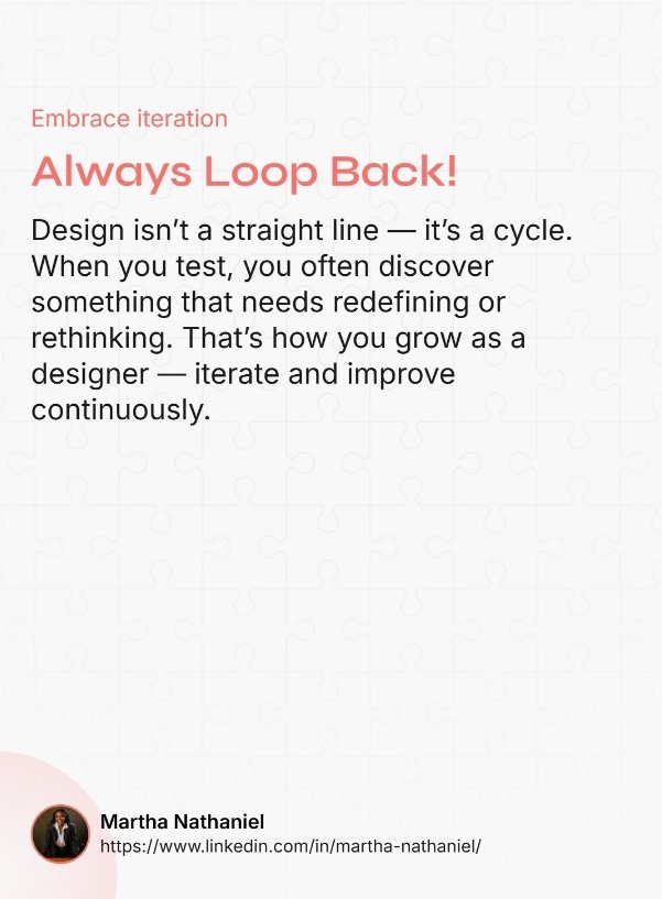 _MaeTech's tweet image. DAY 5/60
Design Process
Your Roadmap to Creating User-Centered Designs!
Whether you’re a beginner dreaming of building the next big app or a pro refining your craft, these 5 stages will keep you on track to create designs that truly connect with users.
#designprocess #uxdesign