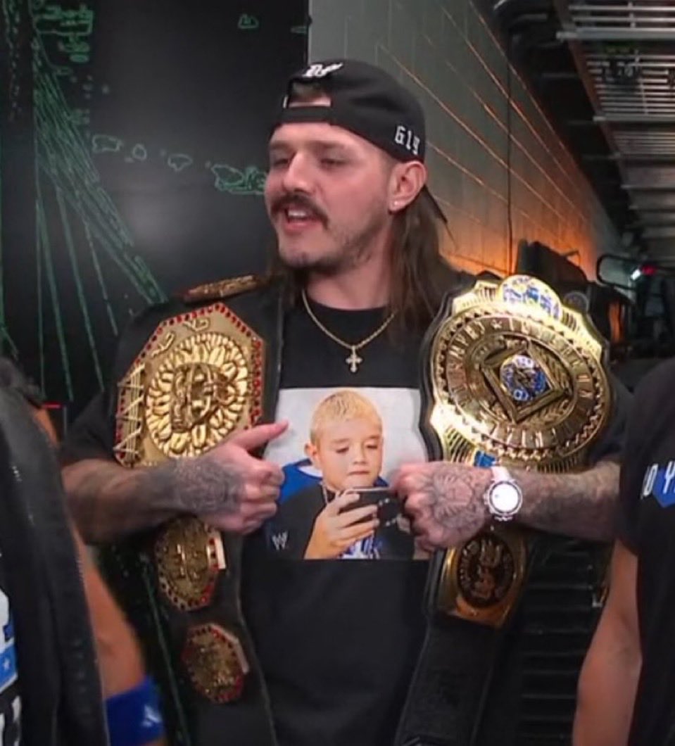 Dominik Mysterio’s shirt tonight. 😭😭

#WWERaw