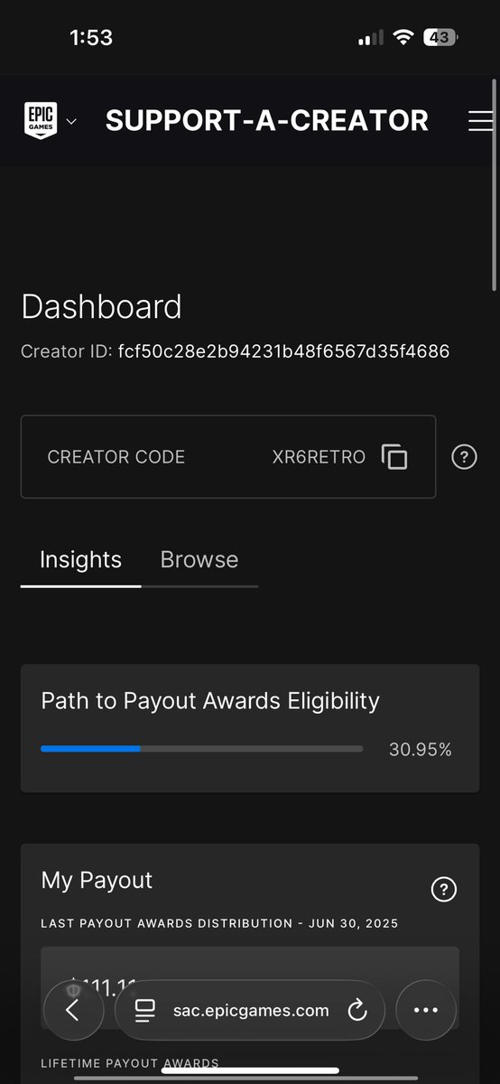 I’m starting giveaways from next month on so everyone use code XR6RETRO IN THE ITEMSHOP PLEASE 
To be added to giveaways