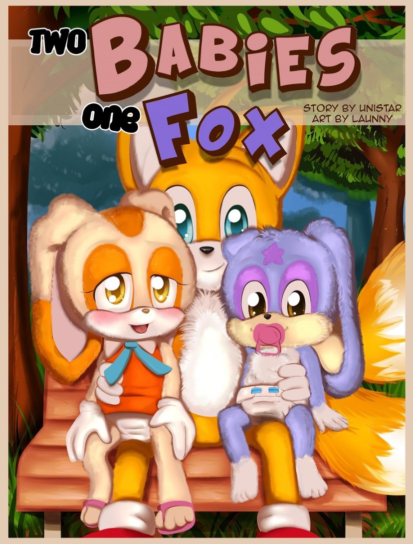 two babies one fox - full comic Dos bebés un zorro/ eng & esp.