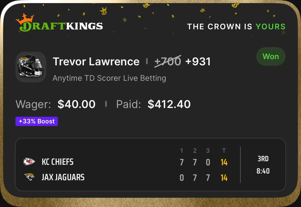 Goattcapper's tweet image. BANG!! Cash the Live play!!

#NFLpicks #MNF #Travislawrance