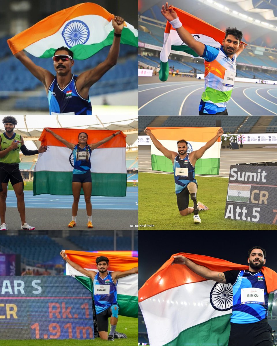 TheKhelIndia's tweet image. THE SIX WORLD CHAMPIONS FROM INDIA 🇮🇳🏆