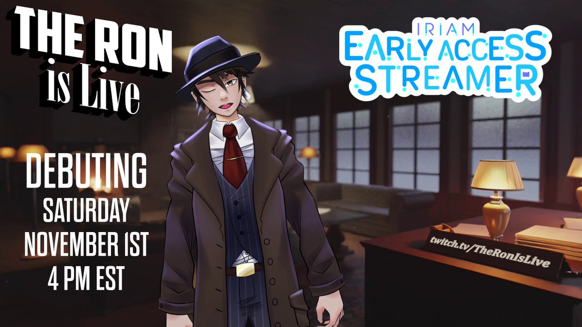 RonIsAVtuberNow's tweet image. Time for the next big announcement...
And this one has been a long time coming. A LONG time coming. At long last, it's time for me (and you) to #JumpOnIRIAM.
Indeed, I have joined the #IRIAMEarlyAccess! Join me on Saturday, November 1st, at 4 PM EST for my debut!!!