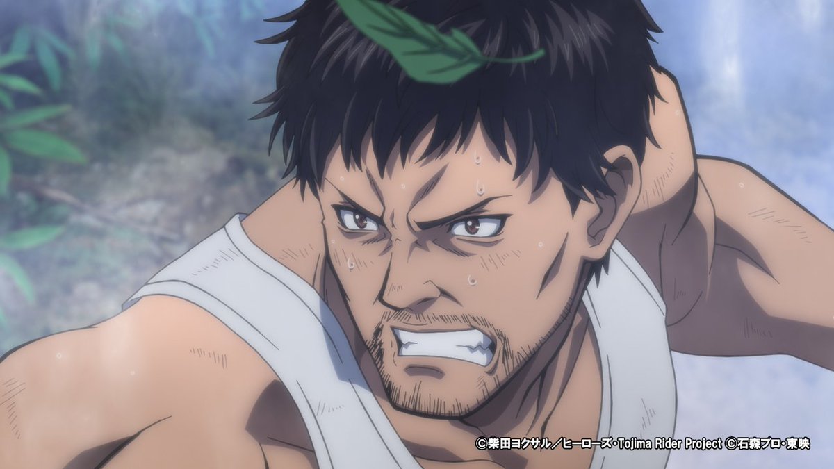 watch_UNEXT_A's tweet image. ━━━＼＿／━━━

    #東島ライダー
 U-NEXT配信開始！

━━◥◣＿◢◤━━
アニメ『#東島丹三郎は仮面ライダーになりたい』

40歳になっても本気で「仮面ライダー」に
なろうとしていた東島丹三郎。

だが、その夢を諦めかけた時、世間を騒がす
「偽ショッカー」強盗事件に巻き込まれ…。…