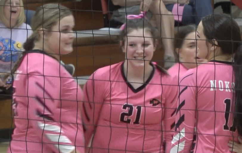 Nokomis Improves to 24-0 With Two Set Sweep At Pawnee  channel1450.com/2025/10/06/nok…