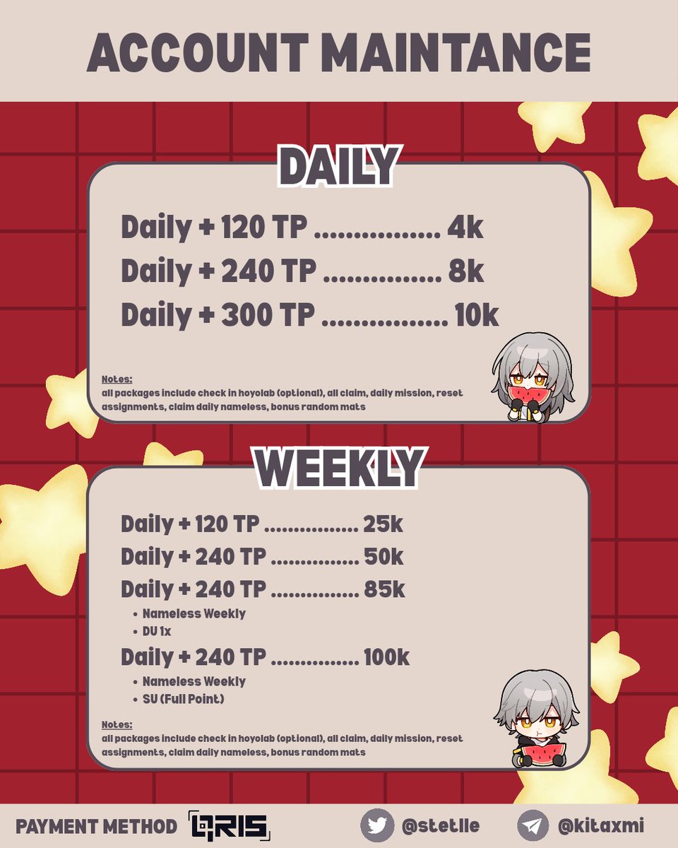 NAOナオ🍡 — joki & top up genshin, hsr, zzz, lads! tweet media