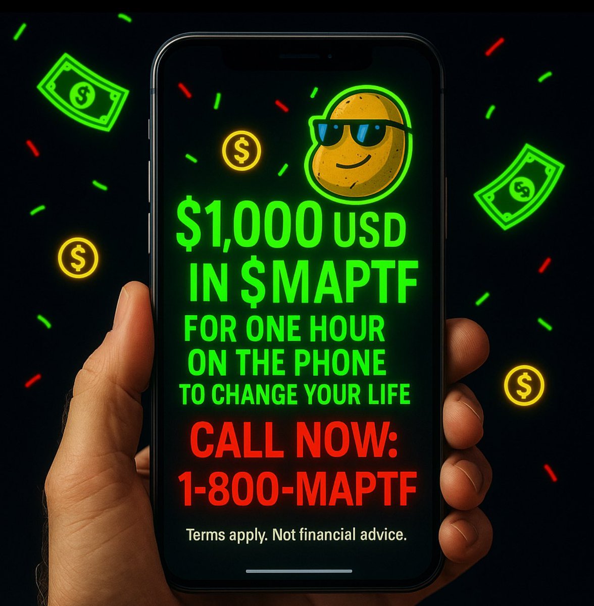 💥 MAPTF MONEY HOTLINE — CALL NOW 

Are you in need of a new financial perspective ? Book a one-hour phone session that could change your life — 

Deposit $1000 equivalent of $MAPTF and then DM for ☎️ contact info. 

♾️ 💸  j2too-piaaa-aaaar-bbiiq-cai 💰 ♾️ 
 
Don’t Delay! —