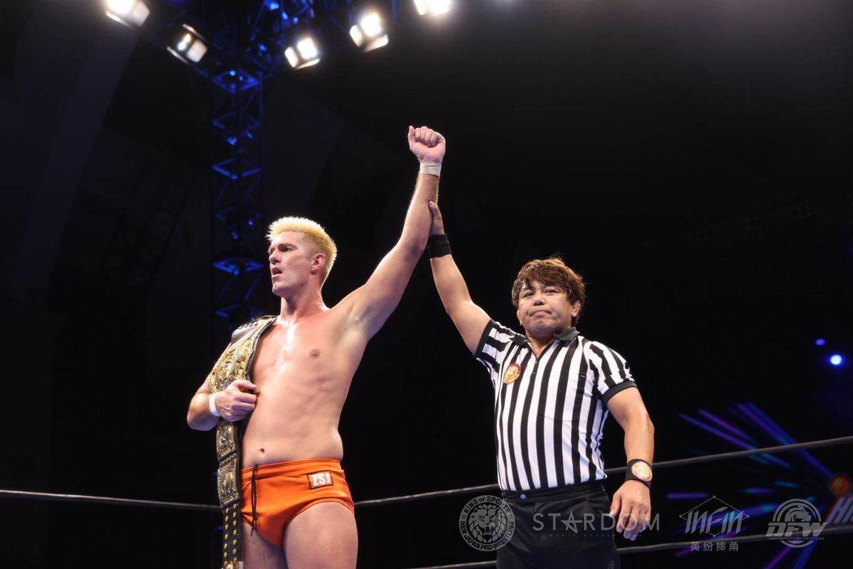 中国でSTARDOM×新日本プロレスの合同興行が開催！ IWGP世界ヘビー級