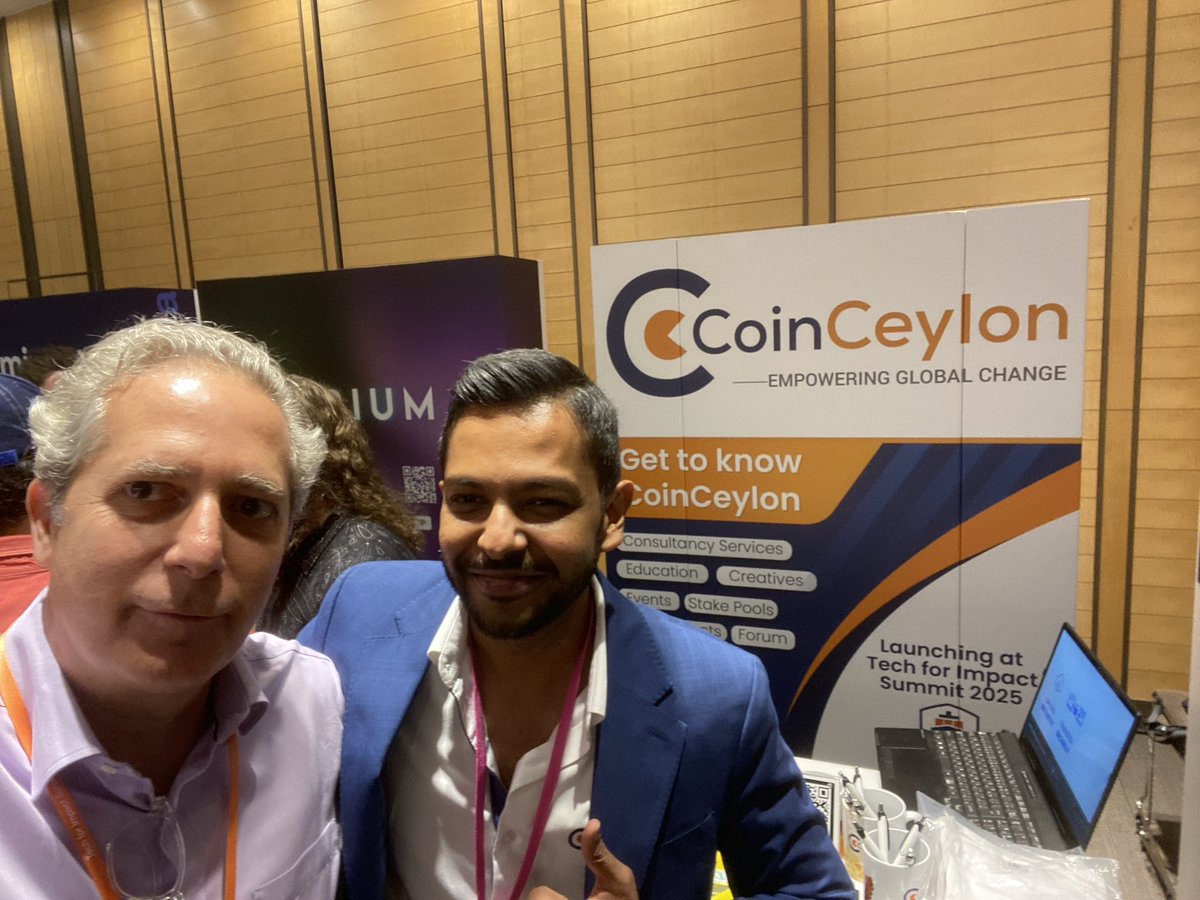 Yoram BenZvi (@yorambenzvi) on Twitter photo Amazing to be on the stand with <a href="/Coin_Ceylon/">Coin Ceylon</a> at <a href="/T4ISummit/">Tech For Impact Summit - Oct 7th, 2025 in Tokyo</a> here in Tokyo with <a href="/OfficialKavinda/">Kavinda Kariyapperuma</a> checking out the launch of CargoTrust! Amazing to be on the stand with <a href="/Coin_Ceylon/">Coin Ceylon</a> at <a href="/T4ISummit/">Tech For Impact Summit - Oct 7th, 2025 in Tokyo</a> here in Tokyo with <a href="/OfficialKavinda/">Kavinda Kariyapperuma</a> checking out the launch of CargoTrust!