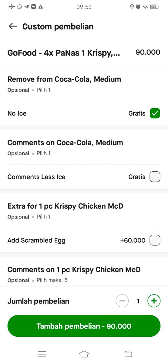 JokoEndx's tweet photo. @gofoodindonesia Laper dikit langsung buka GoFood, liat McD nongol… yaudah deh Otomatis kenyang banget pake GoFood lagi 🤣 https://t.co/Z2GegXkrAg
