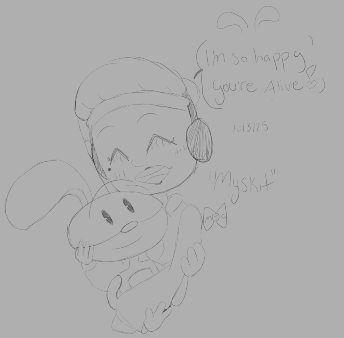 MysteriousClos1's tweet photo. Told @YourTeaMyHarbor about Miskit, and she dub me & him as...
♩Myskit♩
and I really like it, so I draw more. AH finally a F/so that's not dead^^
#selfshipping #Amulet #Miskit https://t.co/S05vyrPFyi