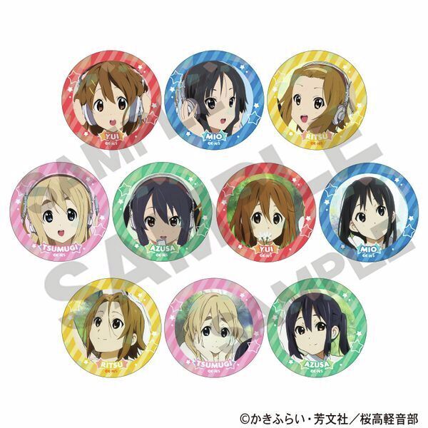 けいおん 缶バッジ TBS 限定 新品 未開封 希少 けいおん TBSストア 中野梓 限定デカバッチ 缶バッジ K-ON