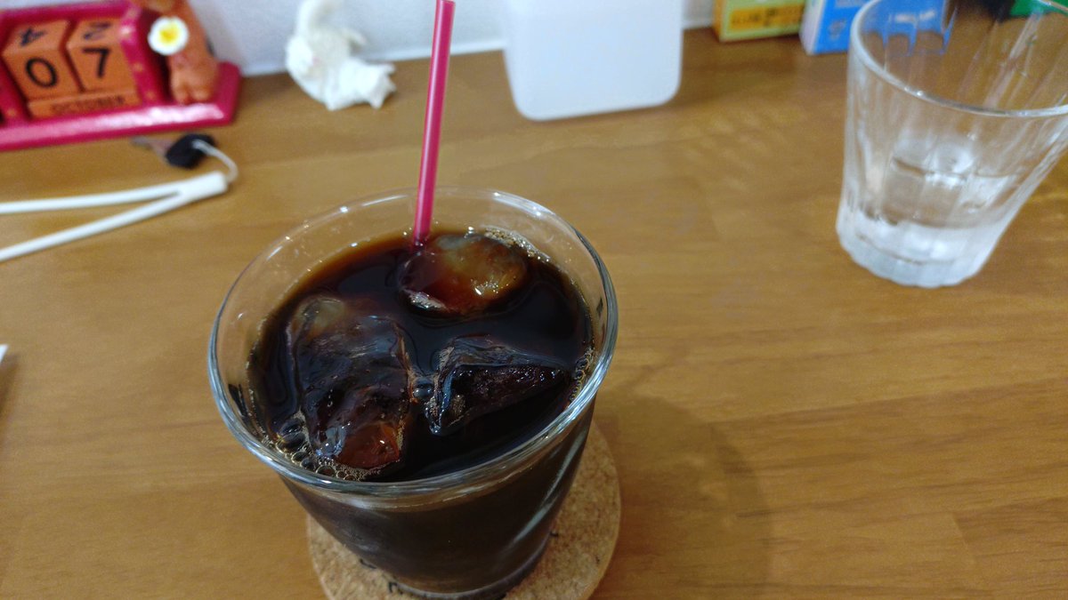 noriworldnet333's tweet image. 本日のlunch🍴✨
トンテキ定食🐷
アイスコーヒー☕
@800
 #柊Cafe
 #名古屋市