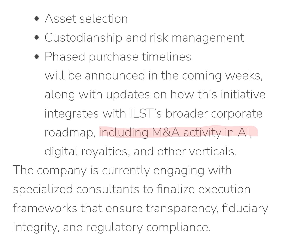 MamboTrading's tweet photo. @peteypickem @SuperRobotGX $ILST has an AI related merger/acquisition. This is a smart move. AI is the future, and it's getting bigger. 

They have been diluting recently. Could be related to this merger/acquisition. 

AI is a big money sector. Things could be looking up here. https://t.co/IpWkD9D9Ta