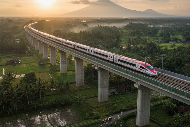 Indonesia’s “Whoosh” HSR is transforming travel! 🚄 Now with eyes on a Surabaya extension, the focus is on balancing growth with vital environmental and social safeguards. #HighSpeedRail #Indonesia #SustainableDevelopment 🇮🇩

stratsea.com/train-to-surab…