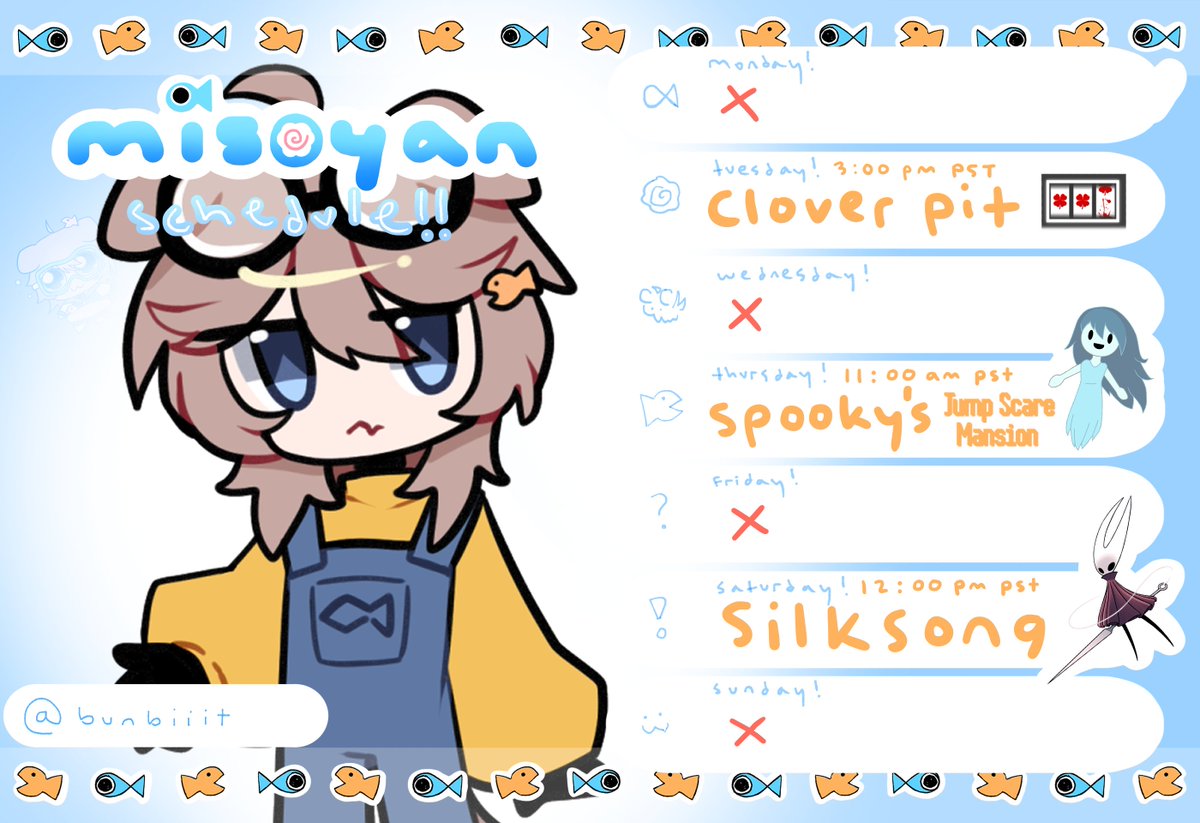 LATE FREAKING SCHEDULE SHHHH DON'T SAY ANYTHING