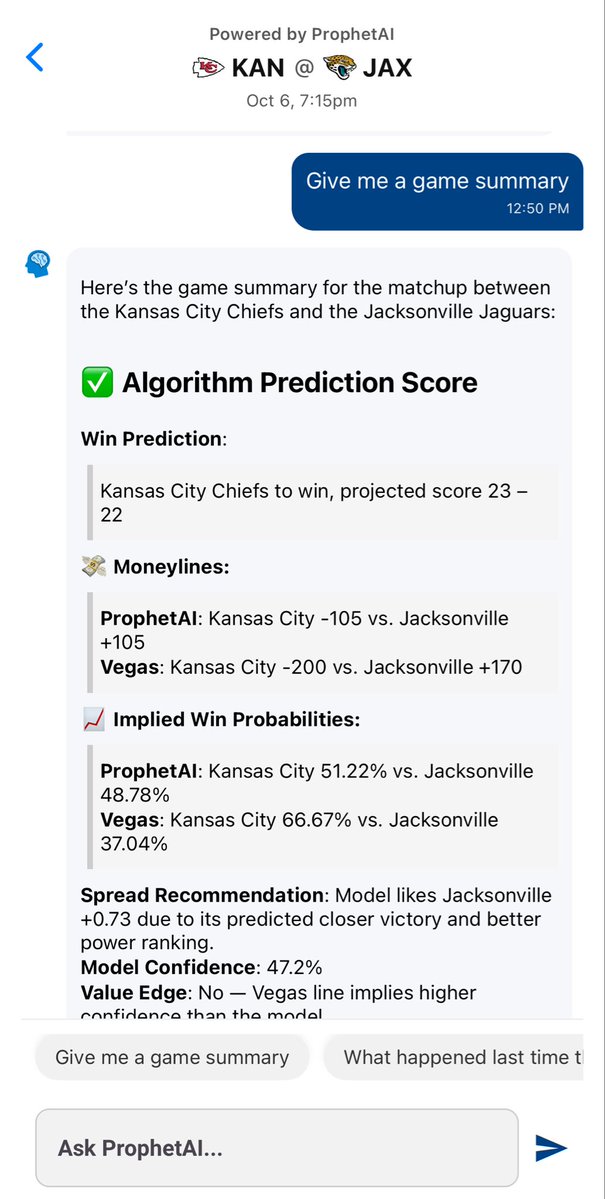 LineProphetLLC's tweet image. Jacksonville +3.5 🤑👏

Gave this spot out as a free play in our Discord 👉 discord.gg/pJjmnhvFWw  

Via LineProphet.com 

Would love to see everyone in there and using the apps!