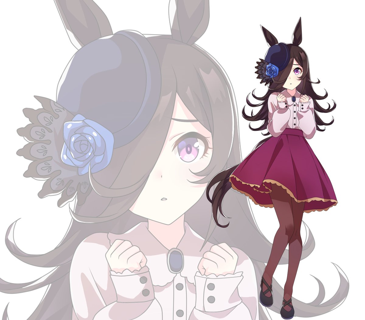 ✨ Commission 
thank you @KZWhatzitooya Trying out a new style inspired by Uma Musume!
Had so much fun exploring the soft lighting and dramatic vibe for her~ 🌧️

#UmaMusume #RiceShower #UmaMusumeFanart #Commission #AnimeArt #DigitalIllustration #SamaliliaArt #ArtistOnTwitter