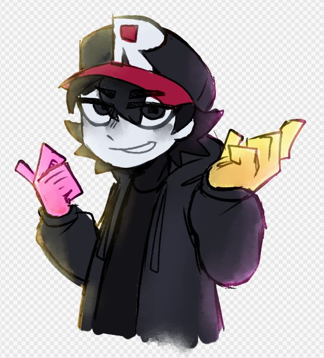 hice un sketch de mi avatar de Roblox