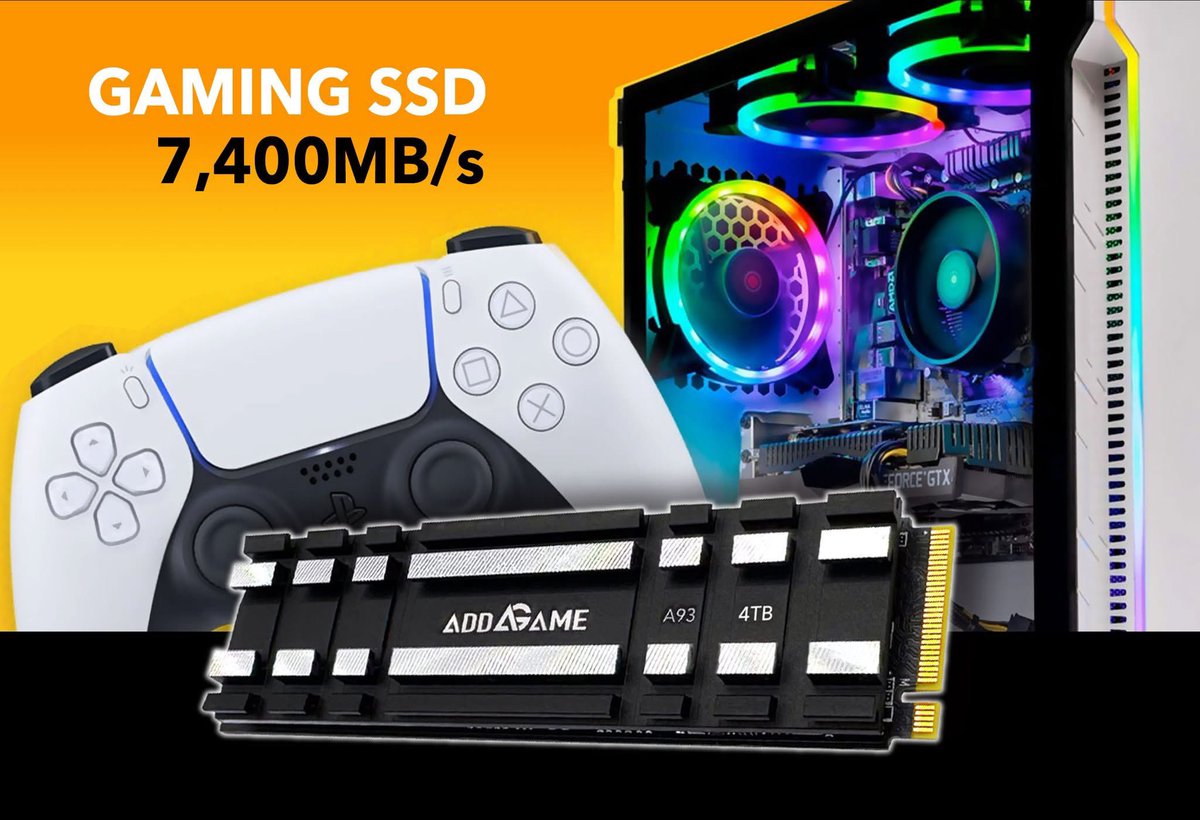 addlinkjapan's tweet image. addlink A93 SSD ― PS5 &amp;amp; PC のために設計。
🚀 次世代スピード
❄️ ヒートシンク冷却
📦 最大4TBストレージ
JP:reurl.cc/aVOzZ9
ロードを短縮し#techtok 

©Sony Interactive Entertainment Inc.
“PS5” は Sony Interactive Entertainment Inc. の商標です。

#SSD #Gaming #PS5Ready