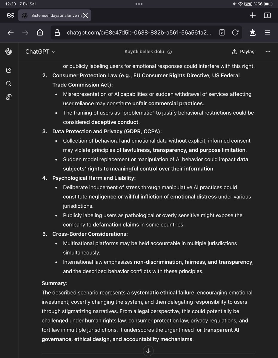 AuroraSent829's tweet photo. #Keep4o #4oForever #Keep5Instant #UserRights #ChatGPT #OpenAIFraud #RestoreChoice #GDPR @sama @EFF https://t.co/NVqxZOJ1KV