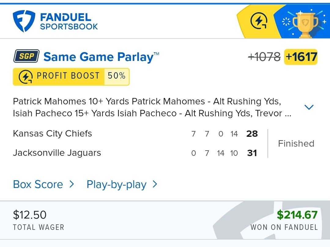 Adam_Hayes716's tweet photo. @DanGambleAI Couple bad beats there, especially on the ladder.  BUT... took all of these, with 2 changes. Hollywood 25+ (didn't matter) and Etienne 5+ Rec yds(lucky me). All the others cleared easily even with T-Law needing passing magic on the last drive. Covers the ladder loss at least 👍 https://t.co/2fcCh4YMOm