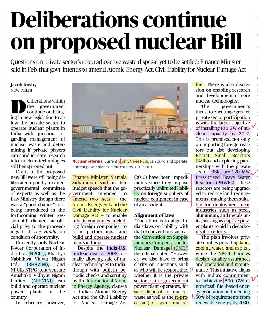 StudyRules12's tweet image. #upsc
#CurrentAffairs
#upscmains
#Nuclearenergy