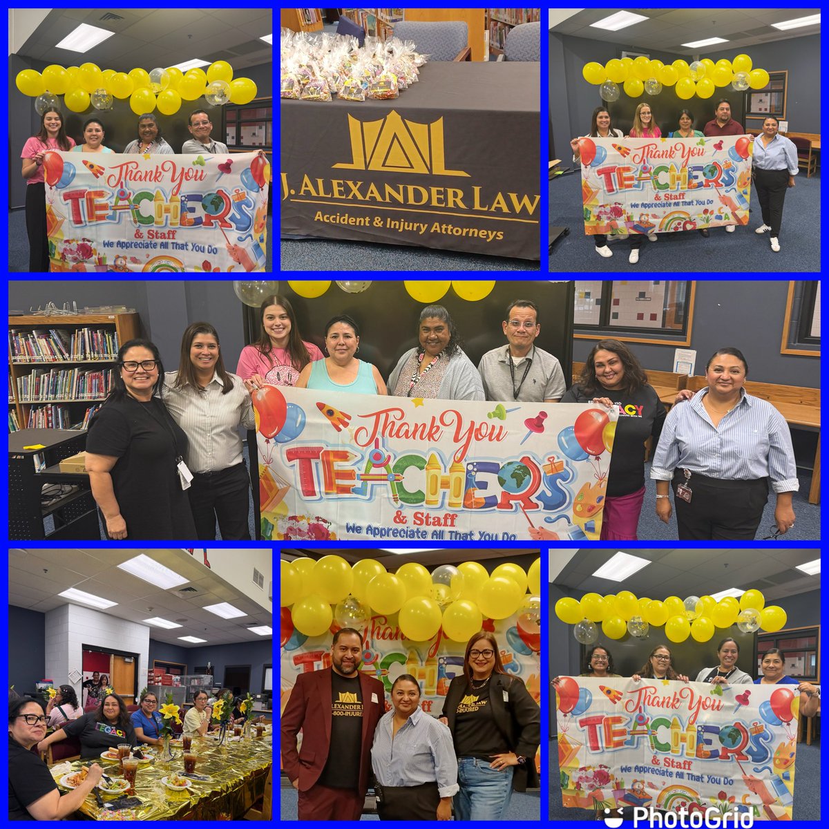 Today, we celebrated our incredible teachers and instructional coaches with a special luncheon in their honor! 🎉 A heartfelt thank you to the Law Offices of J. Alexander Law for generously providing the delicious meal. Truly grateful to lead an amazing team!❤️ #WorldTeachersDay