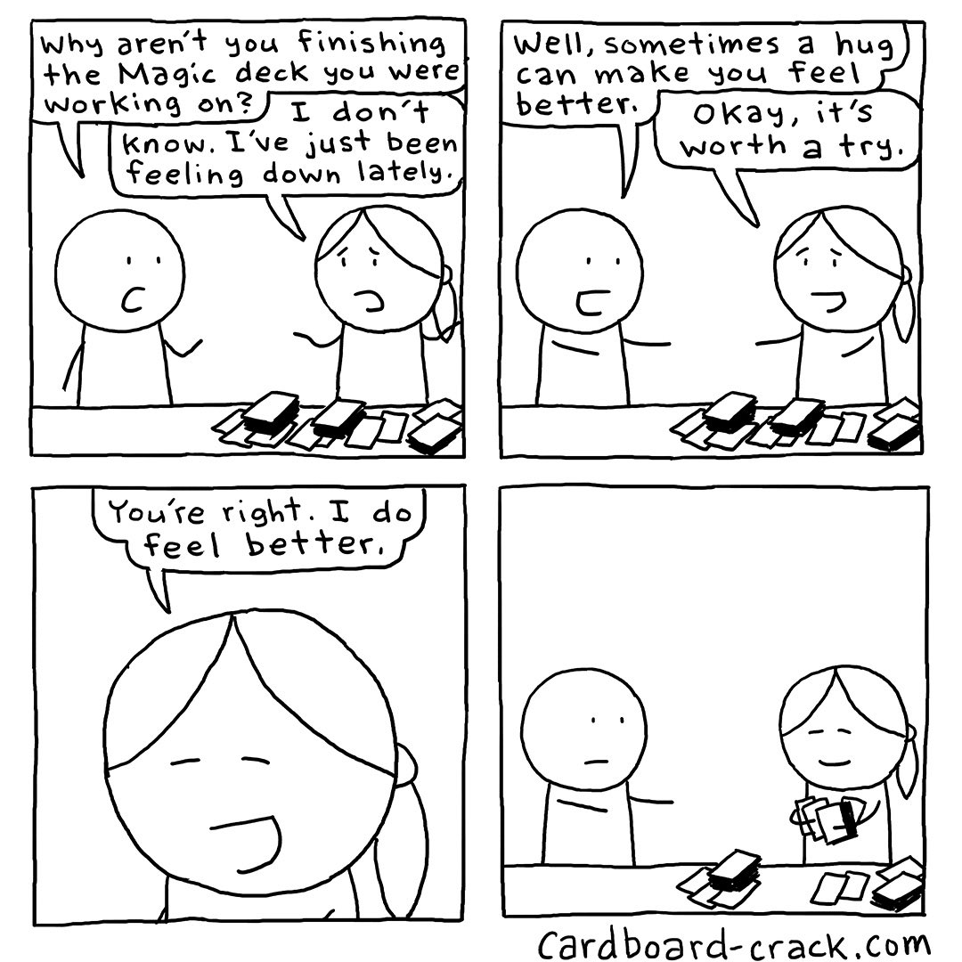 Cardboard_Crack's tweet image. Hug #MTG