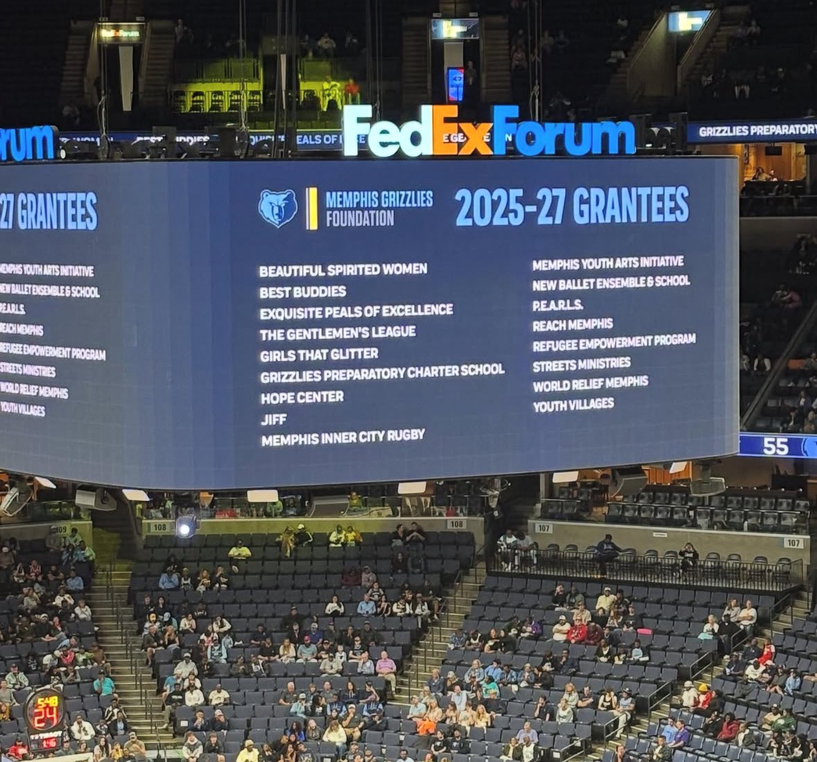We have been selected as a 2025-2027 Memphis Grizzlies Foundation Grantee! We are beyond grateful. Thank you <a href="/GrizzCommunity/">Grizz Community</a> for believing in the work we do!