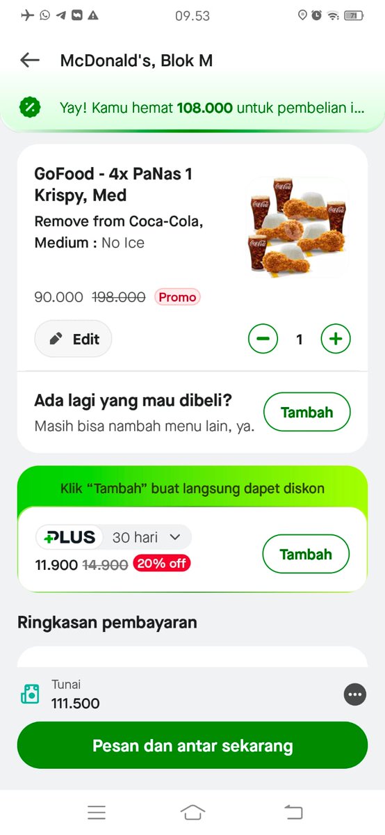 Ara_Susanto's tweet photo. @gofoodindonesia abis pesen McD via GoFood, langsung rebahan puas 😌 Otomatis kenyang banget pake GoFood bener-bener real https://t.co/a8DTEjwL1s