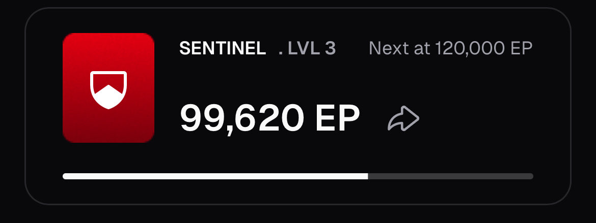 Day 24 on <a href="/HeyElsaAI/">HeyElsa</a> 

99,620 EP stacked already . My goal to 150k EP in Oct is closer than I anticipated.

No shortcuts, just grind 💪

Stack your EP, the clock’s ticking 🚀

Hop in 👇
app.heyelsa.ai/referral/H44CRS
