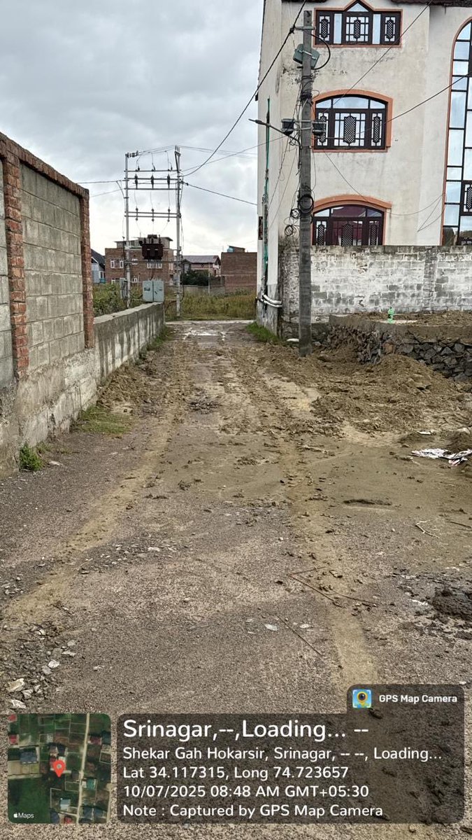 dbaabdul's tweet photo. @SMC_Srinagar @SMC_24x7  here is the condition of municipality constructed road where mud has been dumped for personal use without understanding the impact to sick people as well as school going children!! Shah Naqshband colony lane 3 umerabad https://t.co/yMFebIb1Gv