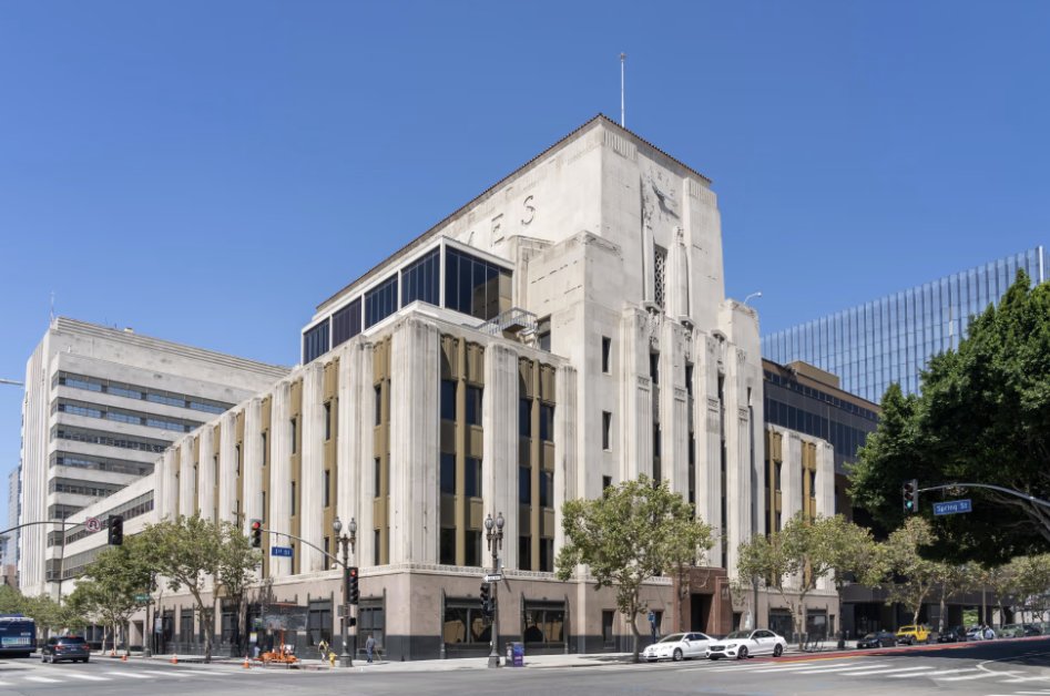 ON LIFE SUPPORT: A decade after plans for a massive development at Times Mirror Square, the developer  says:“Given market conditions, we’ve put that, among other projects, on hold." wsj.com/real-estate/co…