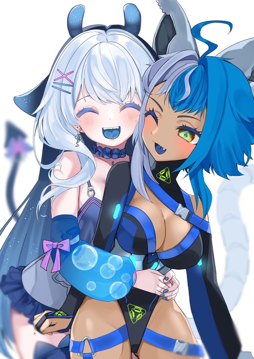 faptainkantasy's tweet image. just remembered this art i got with @itsreibubbles !!! we are... the Stinggirls!! ^w^